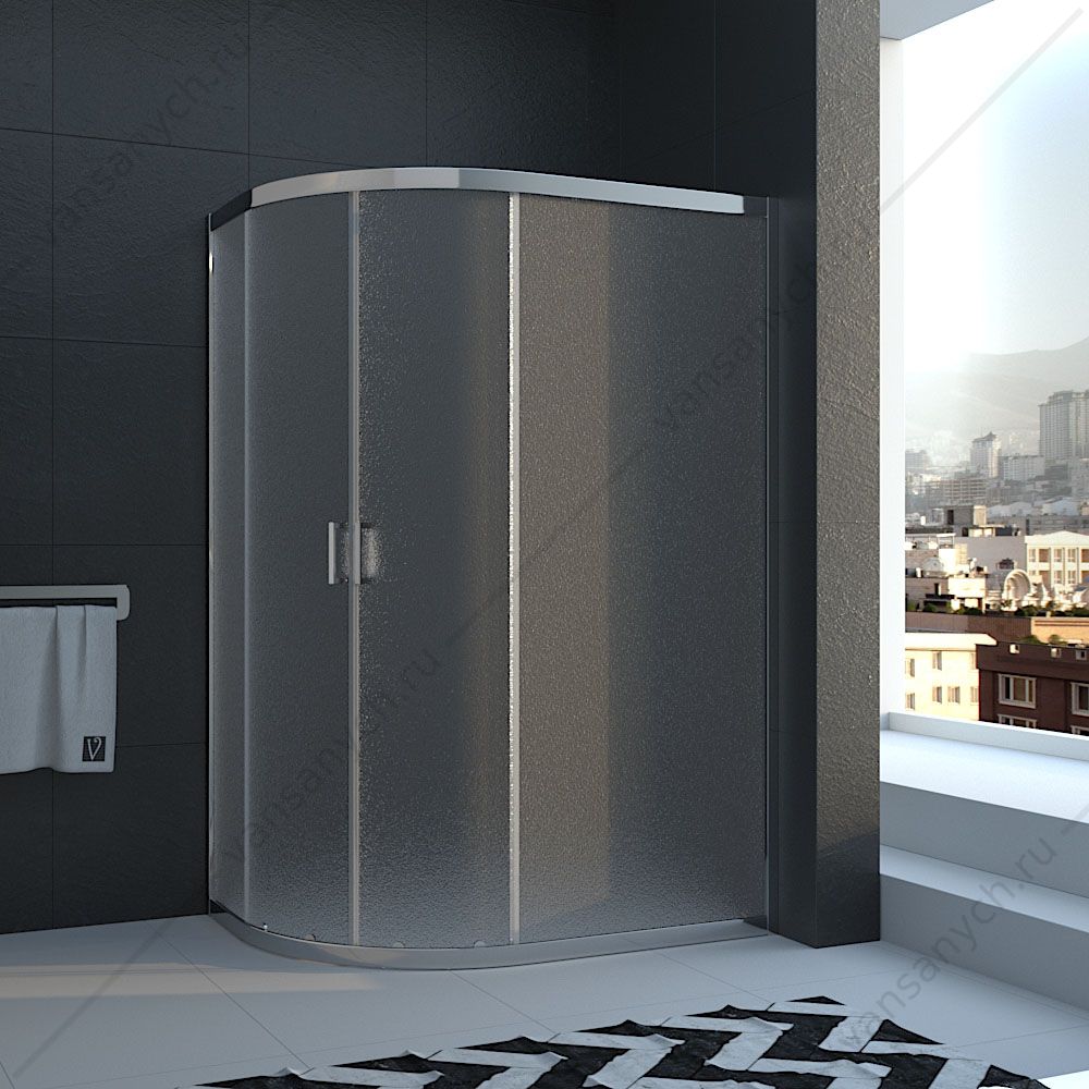 Душевой угол Veconi Rovigo RV-03 Pear, 120*80*185, RV03-12080A-02-19C1 Veconi (Италия) купить в Тюмени (Ван Саныч™)