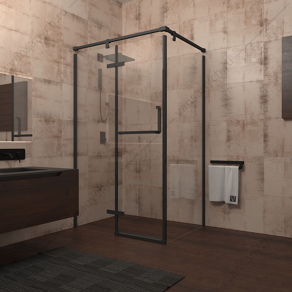 Душевой угол Veconi Rovigo RV-21, 100*80*195, RV21-10080PR-01-19C1 Veconi (Италия) купить в Тюмени (Ван Саныч™)