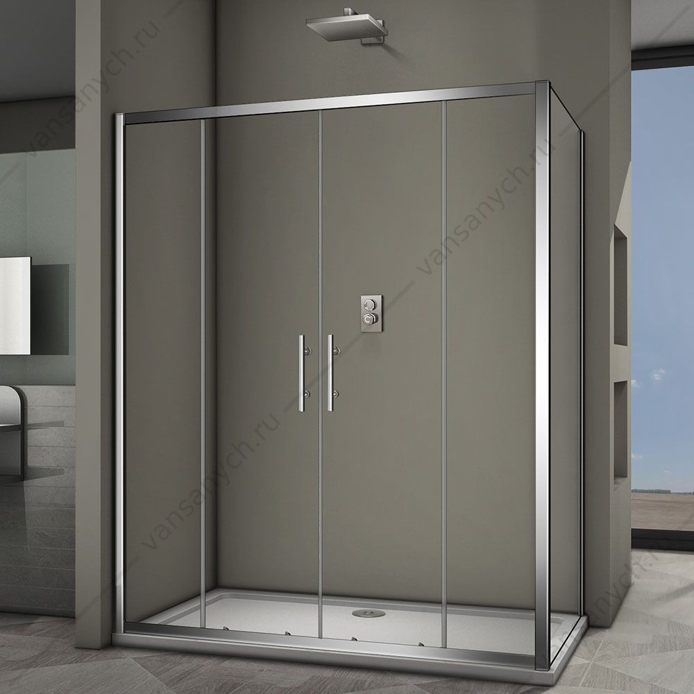 Душевой угол Veconi Rovigo RV-34, 150*100*190, RV34-150100PR-01-19C3 Veconi (Италия) купить в Тюмени (Ван Саныч™)