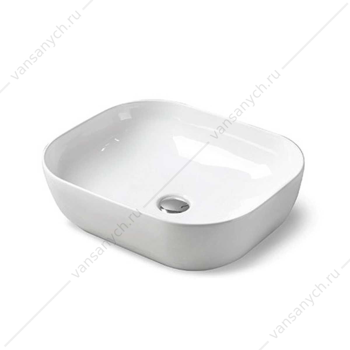 Раковина 50х40 Vincea VBS-101, накладная Vincea (Италия) купить в Тюмени (Ван Саныч™)