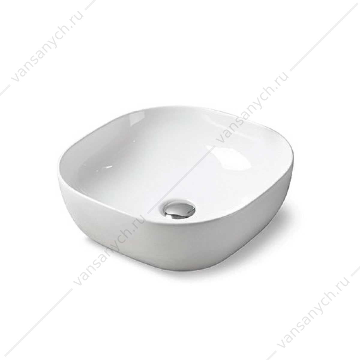 Раковина 42х42 Vincea VBS-103, накладная Vincea (Италия) купить в Тюмени (Ван Саныч™)
