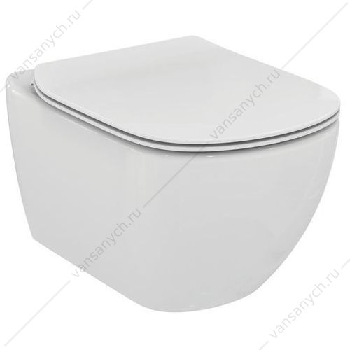 Безободковый подвесной унитаз Tesi AquaBlade с тонким сиденьем микролифт Ideal Standard (Бельгия) купить в Тюмени (Ван Саныч™)