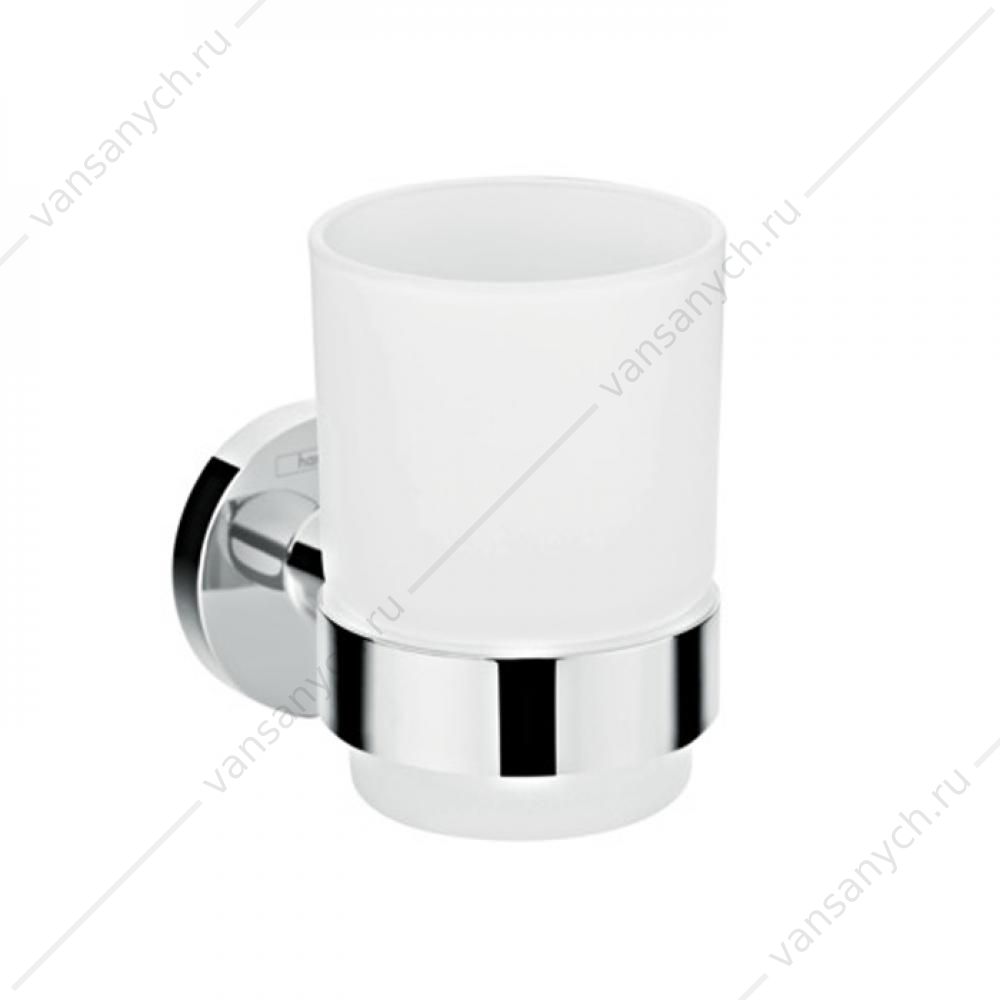 Стакан с держателем Hansgrohe Logis Universal, 41718000 HANSGROHE (Германия) купить в Тюмени (Ван Саныч™)