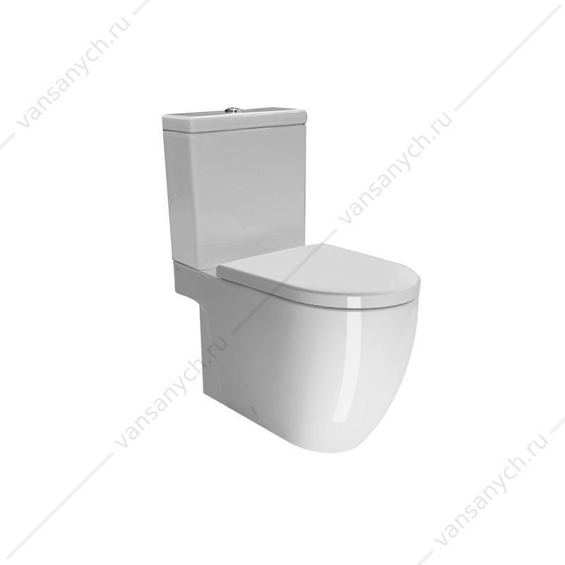 Унитаз напольный PURA P-trap 881711 GSI (Италия) купить в Тюмени (Ван Саныч™)