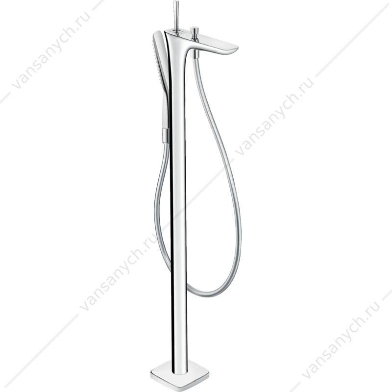 Смеситель для ванны HANSGROHE PuraVida (напольный), 15473000 HANSGROHE (Германия) купить в Тюмени (Ван Саныч™)
