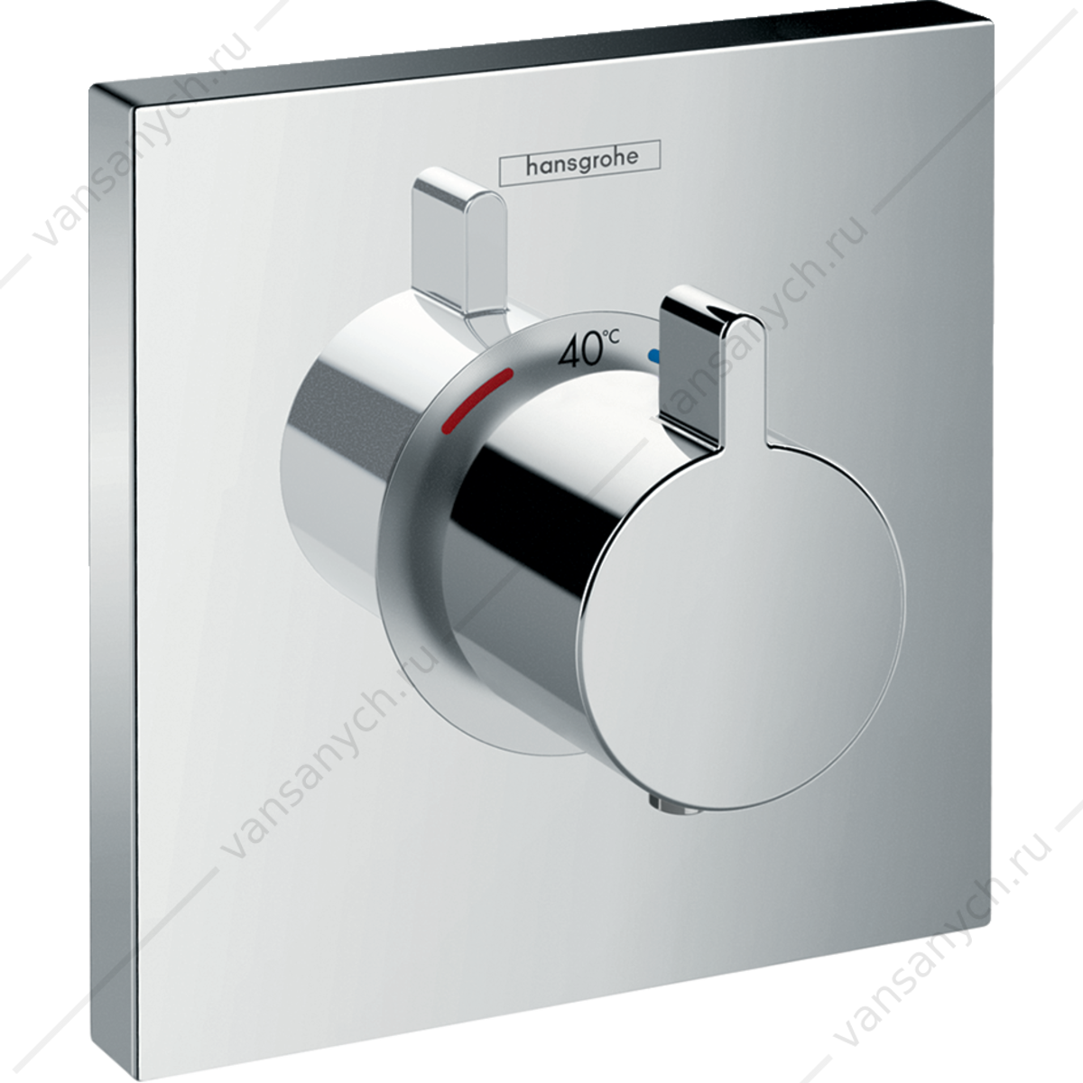 Смеситель термостат для душа (внешняя часть) HANSGROHE Select Highflow 15760000 HANSGROHE (Германия) купить в Тюмени (Ван Саныч™)