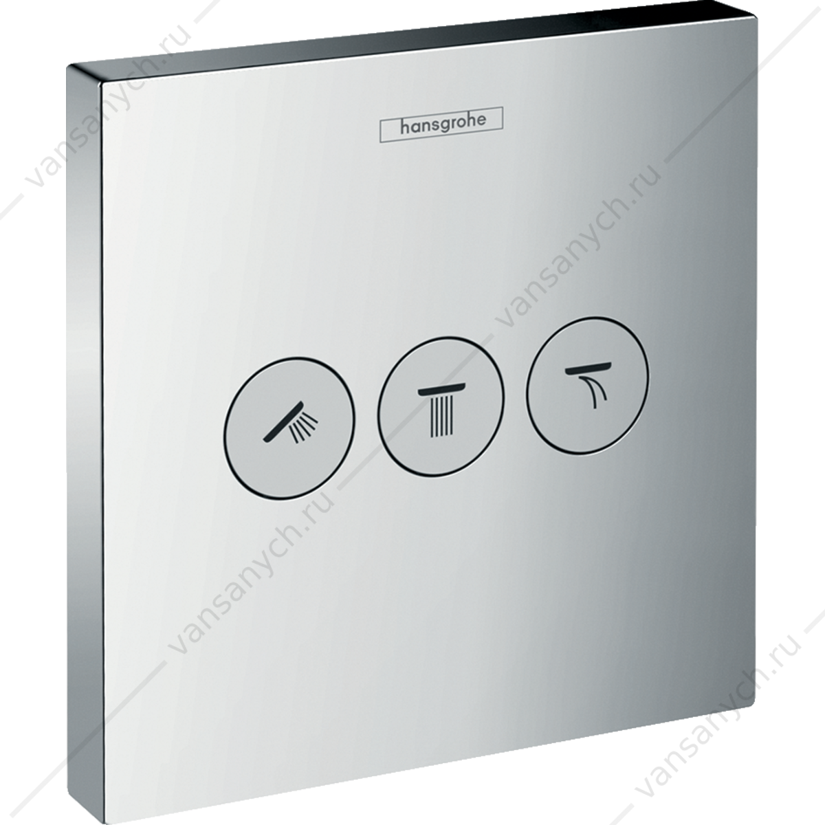 Вентиль запорн./переключ. с кнопками управления HANSGROHE Select Trio/Quattro 15764000 HANSGROHE (Германия) купить в Тюмени (Ван Саныч™)