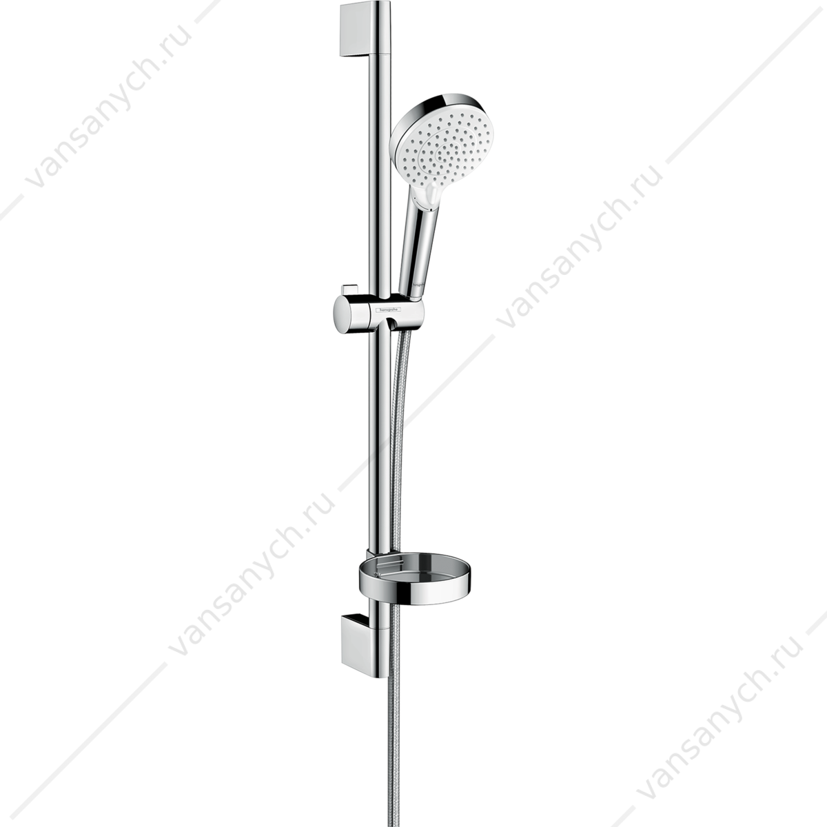 Душевой гарнитур Crometta Vario 65 см с мыльницей HANSGROHE  26553400 HANSGROHE (Германия) купить в Тюмени (Ван Саныч™)
