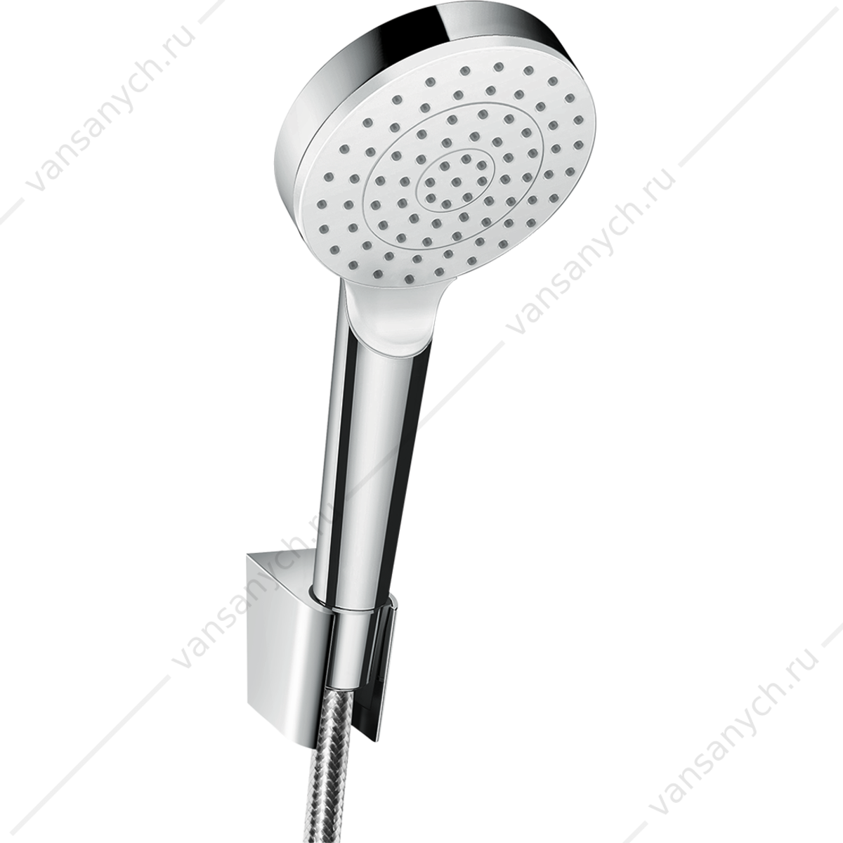 Душевой набор Crometta 1jet хром/белый HANSGROHE  26567400 HANSGROHE (Германия) купить в Тюмени (Ван Саныч™)
