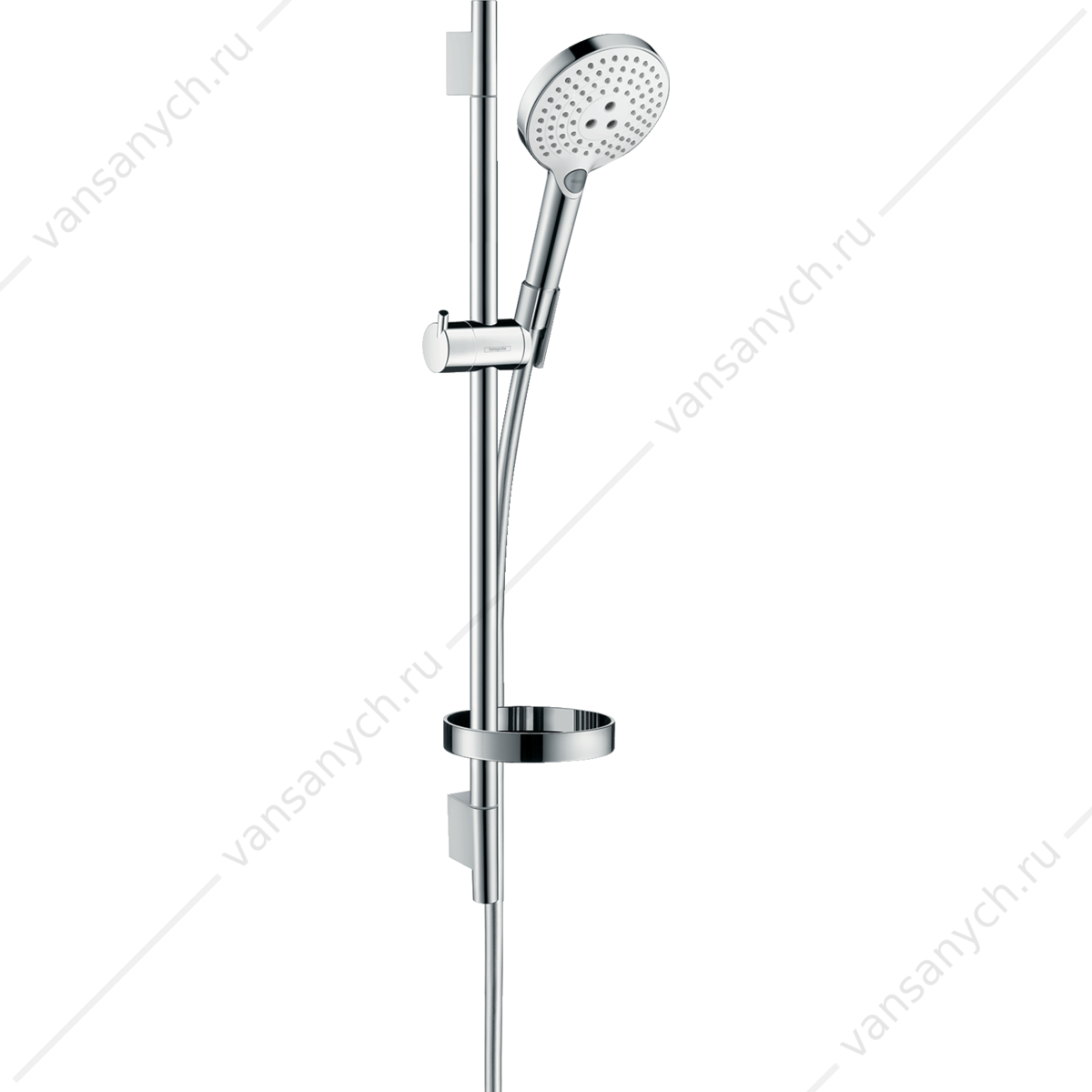 Душевой гарнитур Raindance Select S 120 3 jet 65 см хром/белый HANSGROHE  26630400 HANSGROHE (Германия) купить в Тюмени (Ван Саныч™)