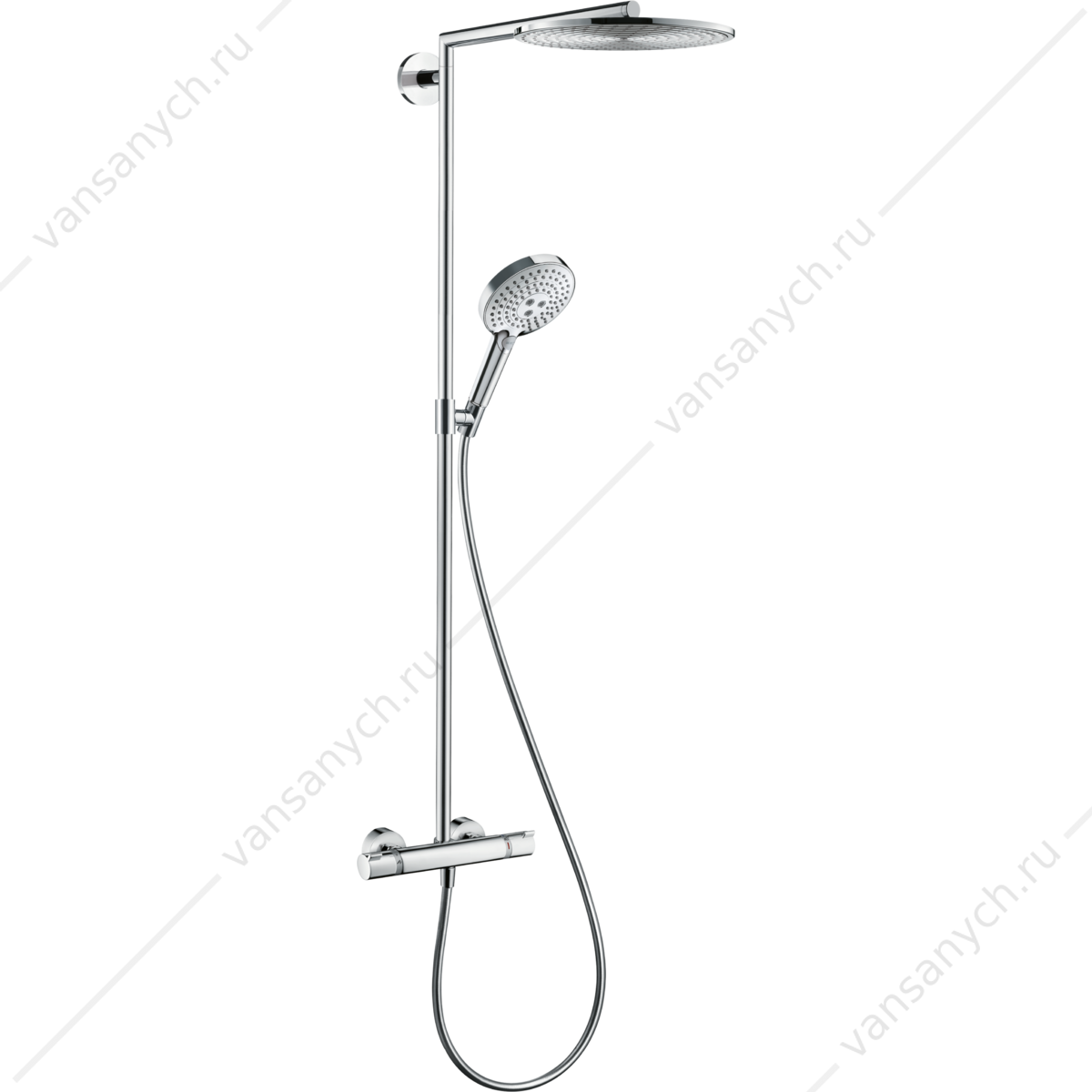 Душевая система с термостатом HANSGROHE Raindance Select Showerpipe 300, 27114000 HANSGROHE (Германия) купить в Тюмени (Ван Саныч™)