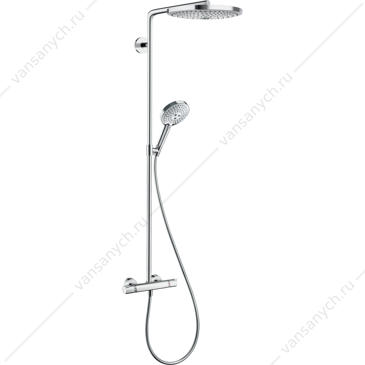Душевая система с термостатом HANSGROHE Raindance Select Showerpipe S300 2 jet 27133000 HANSGROHE (Германия) купить в Тюмени (Ван Саныч™)
