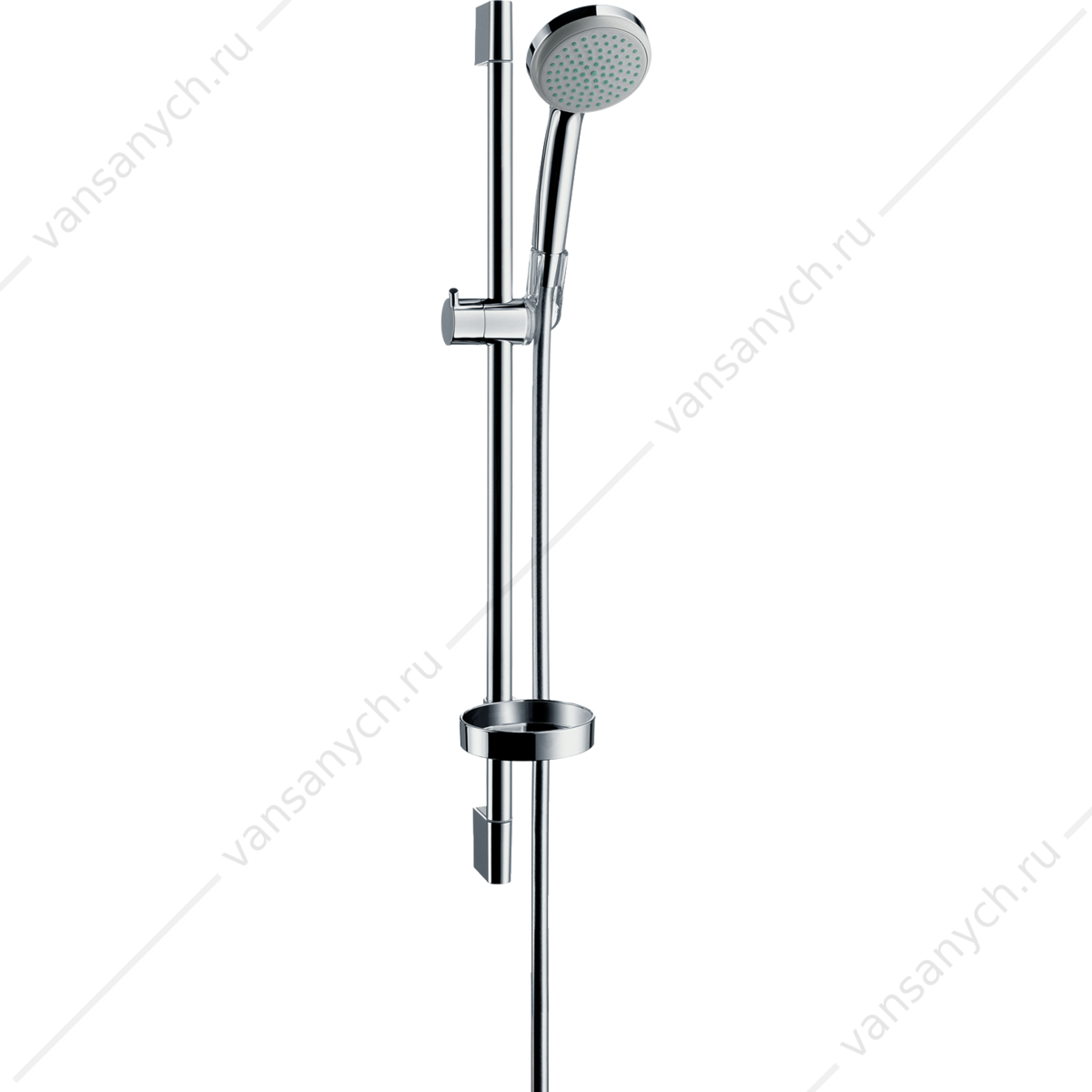 Душевой гарнитур Croma 100  1jet/Unica'C лейка+ штанга 65 cm HANSGROHE  27717000 HANSGROHE (Германия) купить в Тюмени (Ван Саныч™)