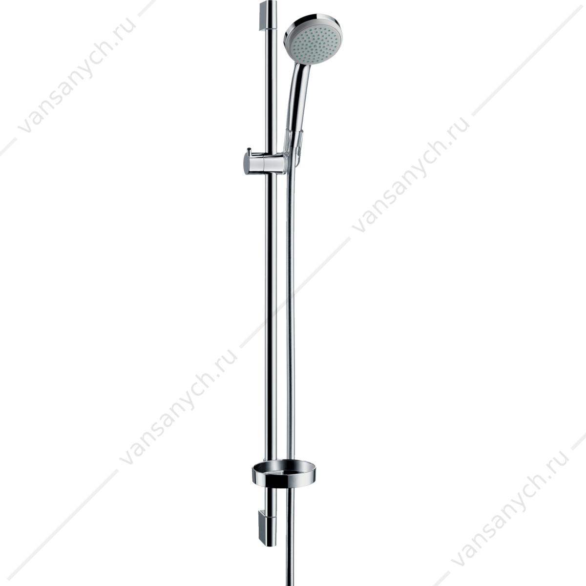 Душевой гарнитур Croma 100  1jet/Unica'C лейка+штанга 90 cm HANSGROHE  27724000 HANSGROHE (Германия) купить в Тюмени (Ван Саныч™)