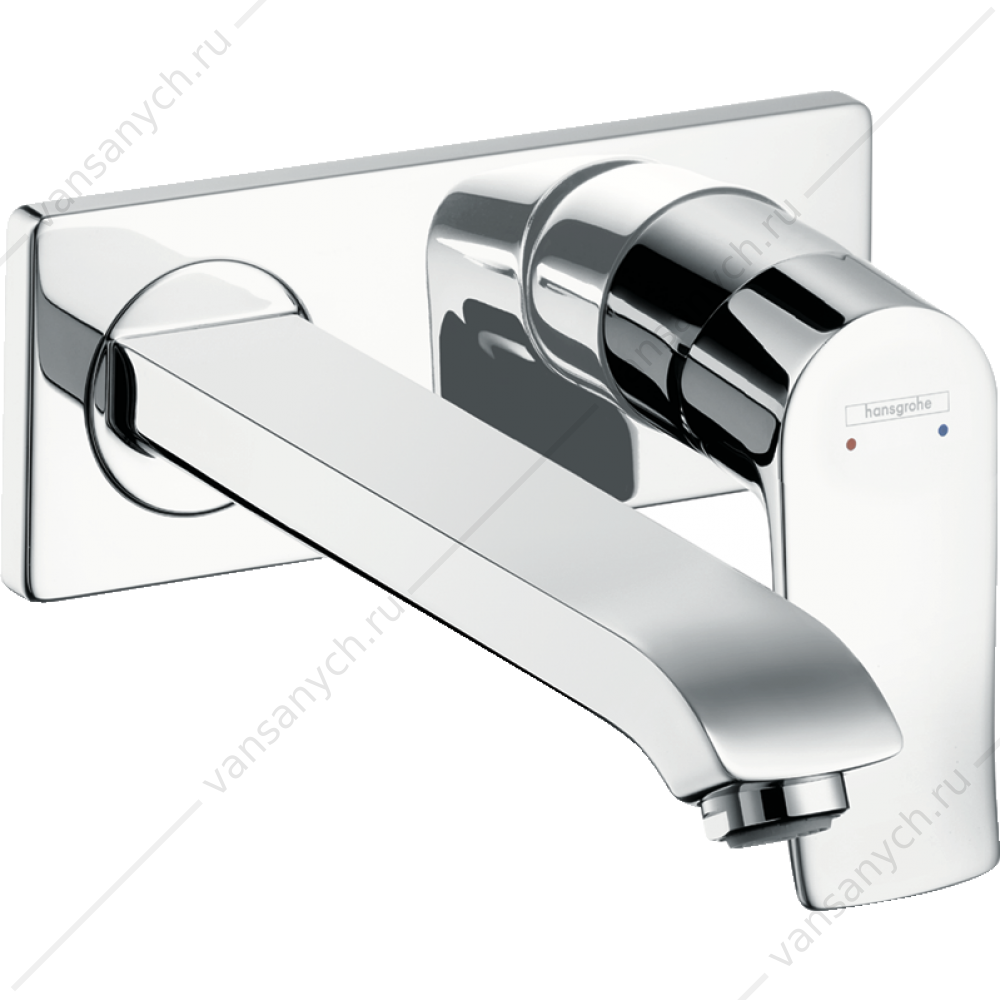 Смеситель для  раковины HANSGROHE Metris 31086000 (внешняя часть), излив 225 мм   HANSGROHE (Германия) купить в Тюмени (Ван Саныч™)