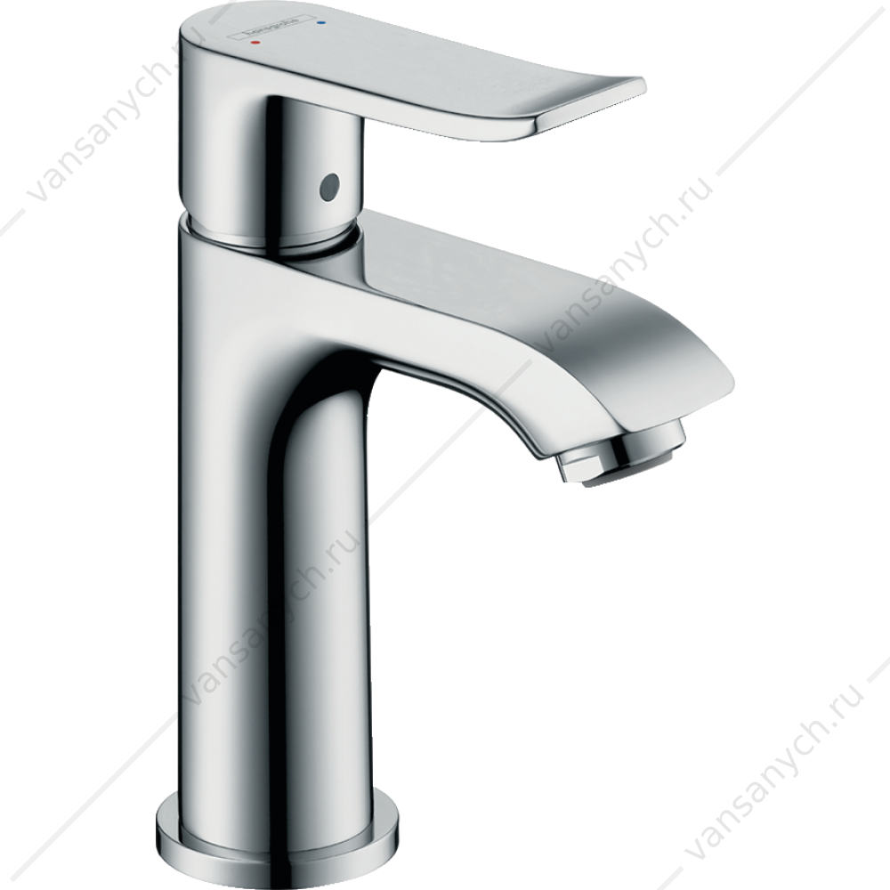 Смеситель для  раковины HANSGROHE Metris 100 мм  31088000 HANSGROHE (Германия) купить в Тюмени (Ван Саныч™)