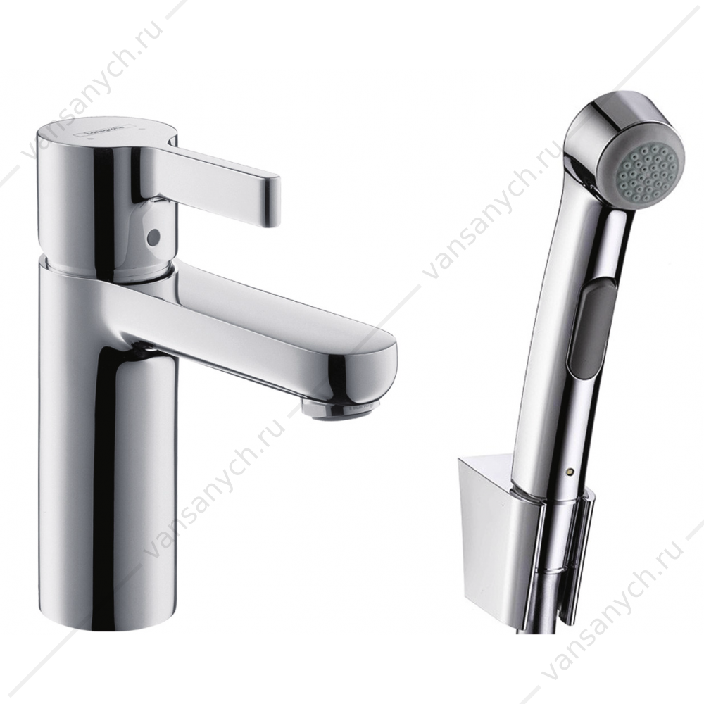 Смеситель для раковины с гигиеническим душем HANSGROHE Metris S 31160000 HANSGROHE (Германия) купить в Тюмени (Ван Саныч™)