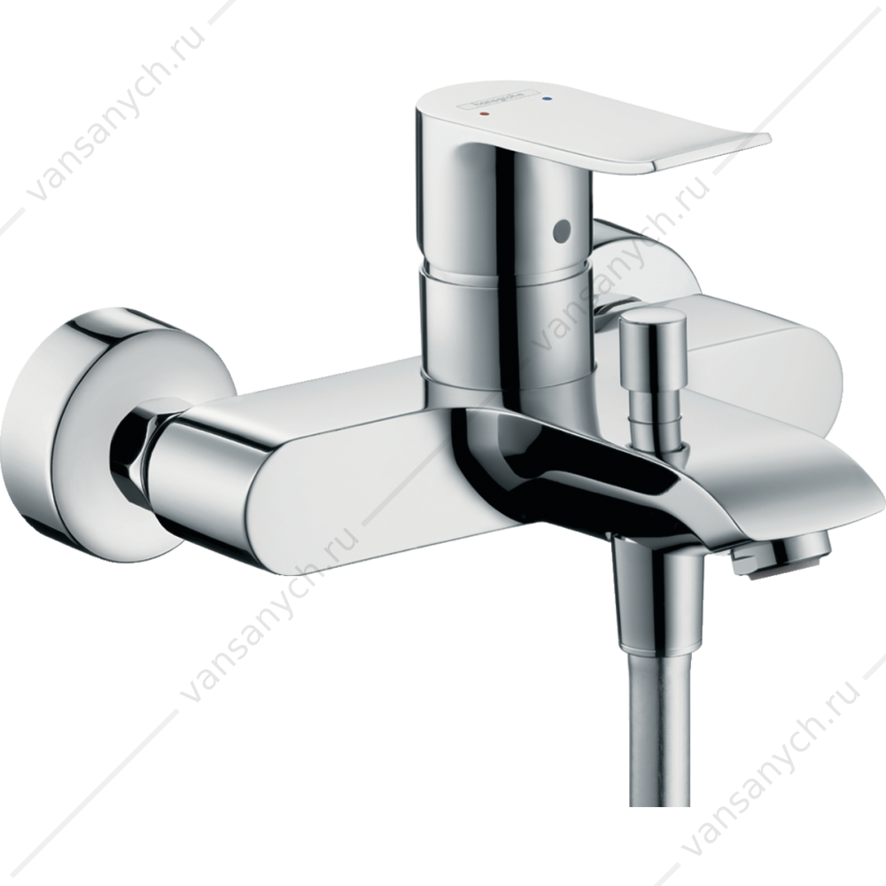 Смеситель для  ванны HANSGROHE Metris 31480000      HANSGROHE (Германия) купить в Тюмени (Ван Саныч™)