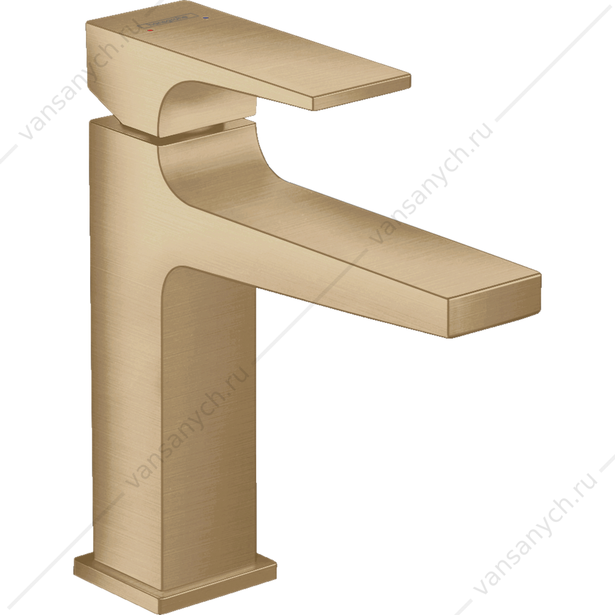 Смеситель для раковины 110 push-open бронза шлиф. HANSGROHE Metropol 32507140 HANSGROHE (Германия) купить в Тюмени (Ван Саныч™)