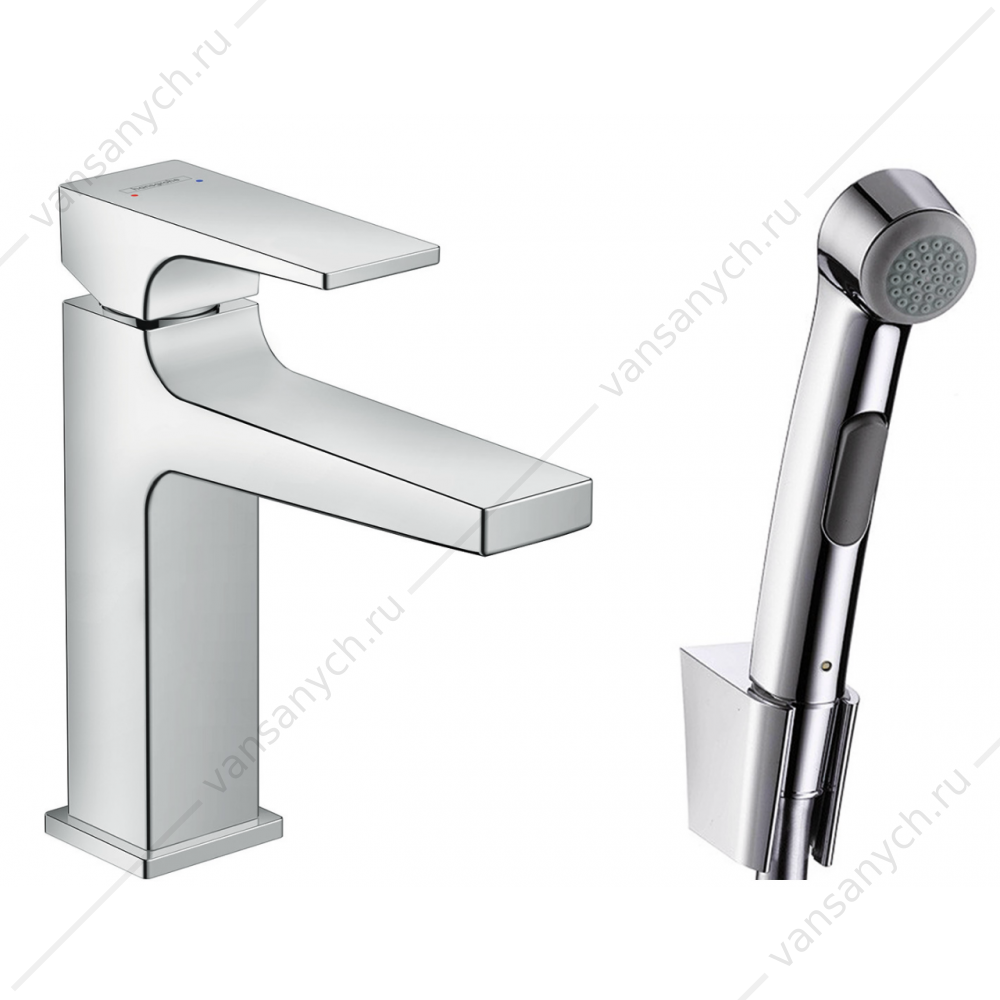 Смеситель для раковины с гигиеническим душем HANSGROHE Metropol 32522000 HANSGROHE (Германия) купить в Тюмени (Ван Саныч™)