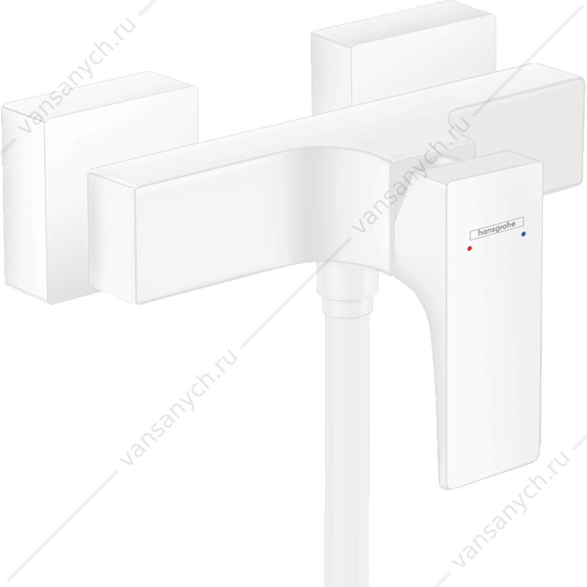 Смеситель для душа белый матовый HANSGROHE Metropol 32560700 HANSGROHE (Германия) купить в Тюмени (Ван Саныч™)