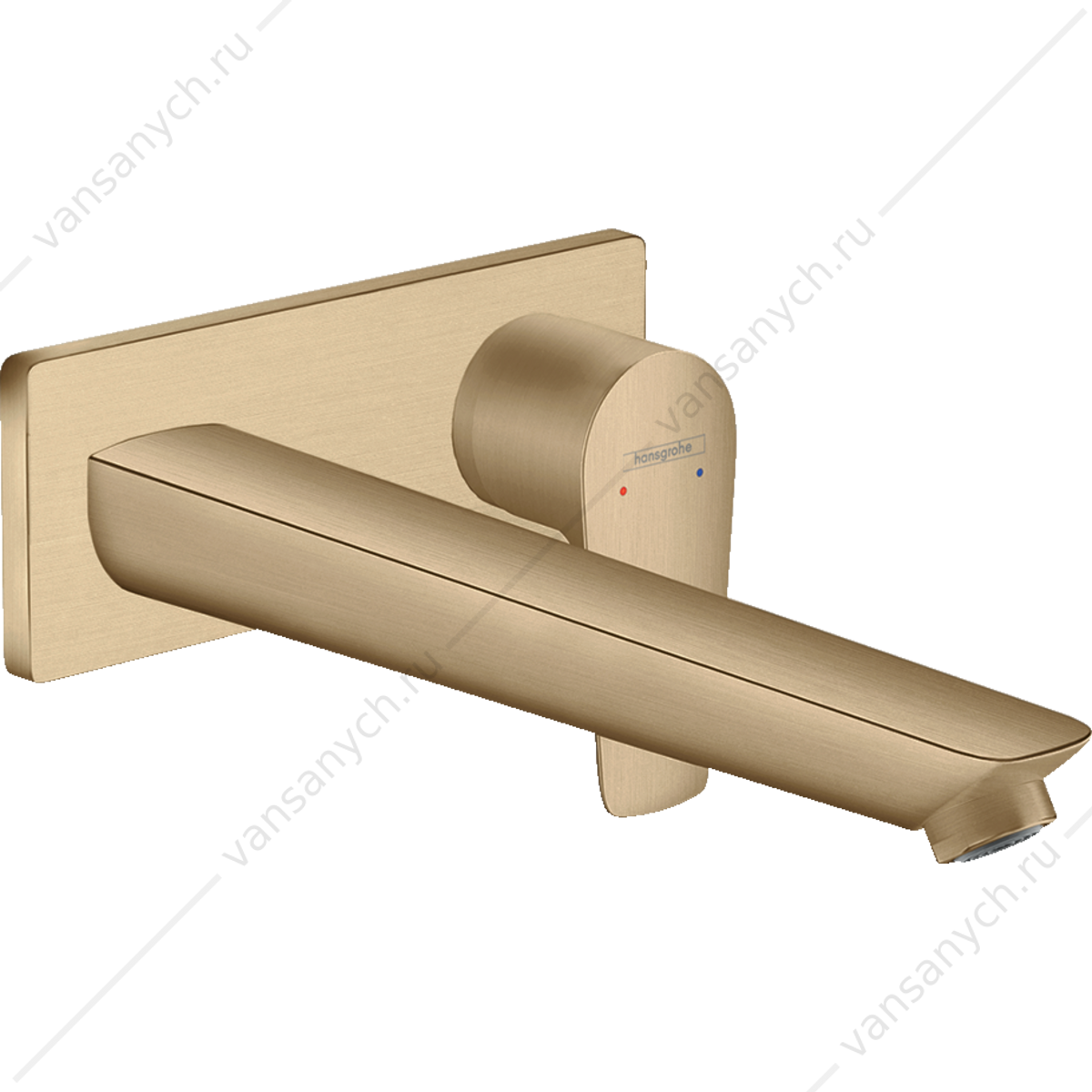 Смеситель для раковины настенный (внешняя часть) бронза шлифован. HANSGROHE Talis E 71734140 HANSGROHE (Германия) купить в Тюмени (Ван Саныч™)