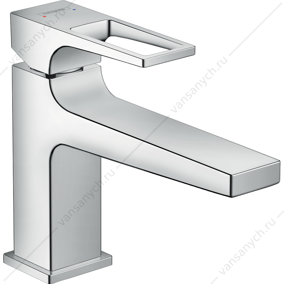 Смеситель для раковины 100 с рукояткой-петлей push-open HANSGROHE Metropol 74502000 HANSGROHE (Германия) купить в Тюмени (Ван Саныч™)