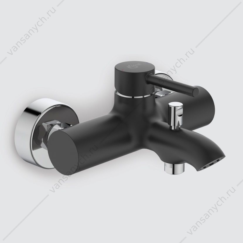 Смеситель для ванны/душа KOLVA, черный/хром BC675U4 Ideal Standard (Бельгия) купить в Тюмени (Ван Саныч™)