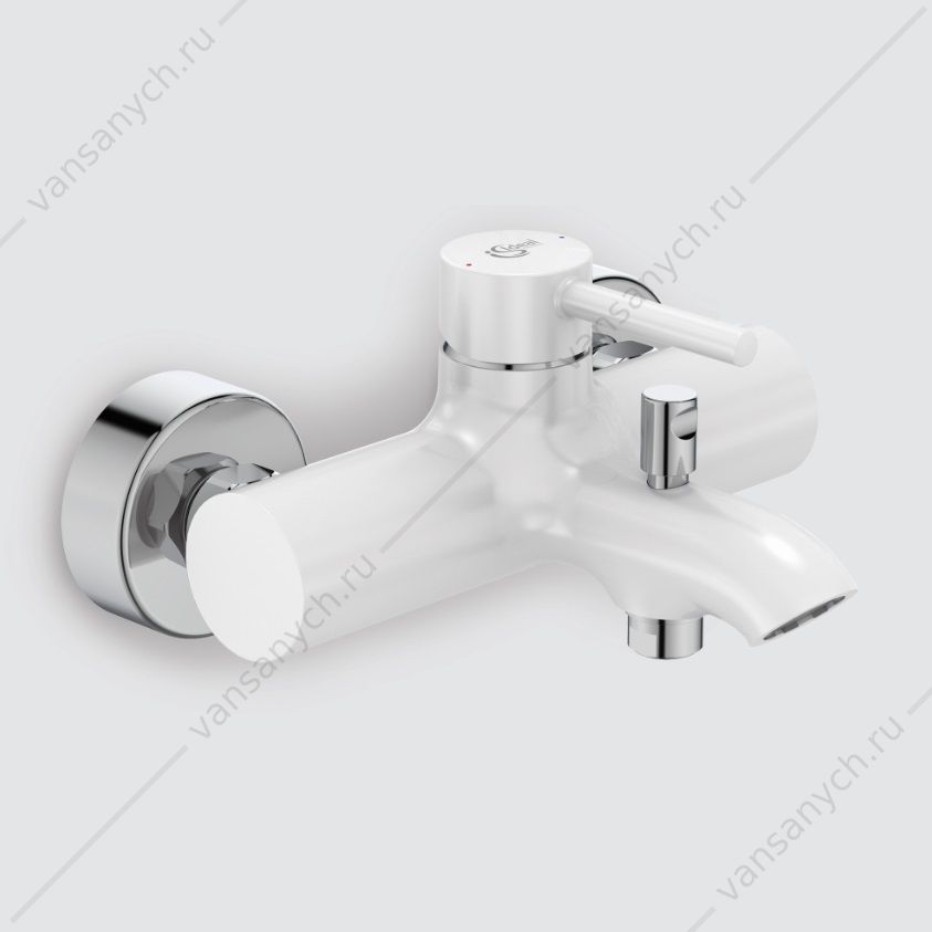 Смеситель для ванны/душа KOLVA, белый/хром BC675U5 Ideal Standard (Бельгия) купить в Тюмени (Ван Саныч™)