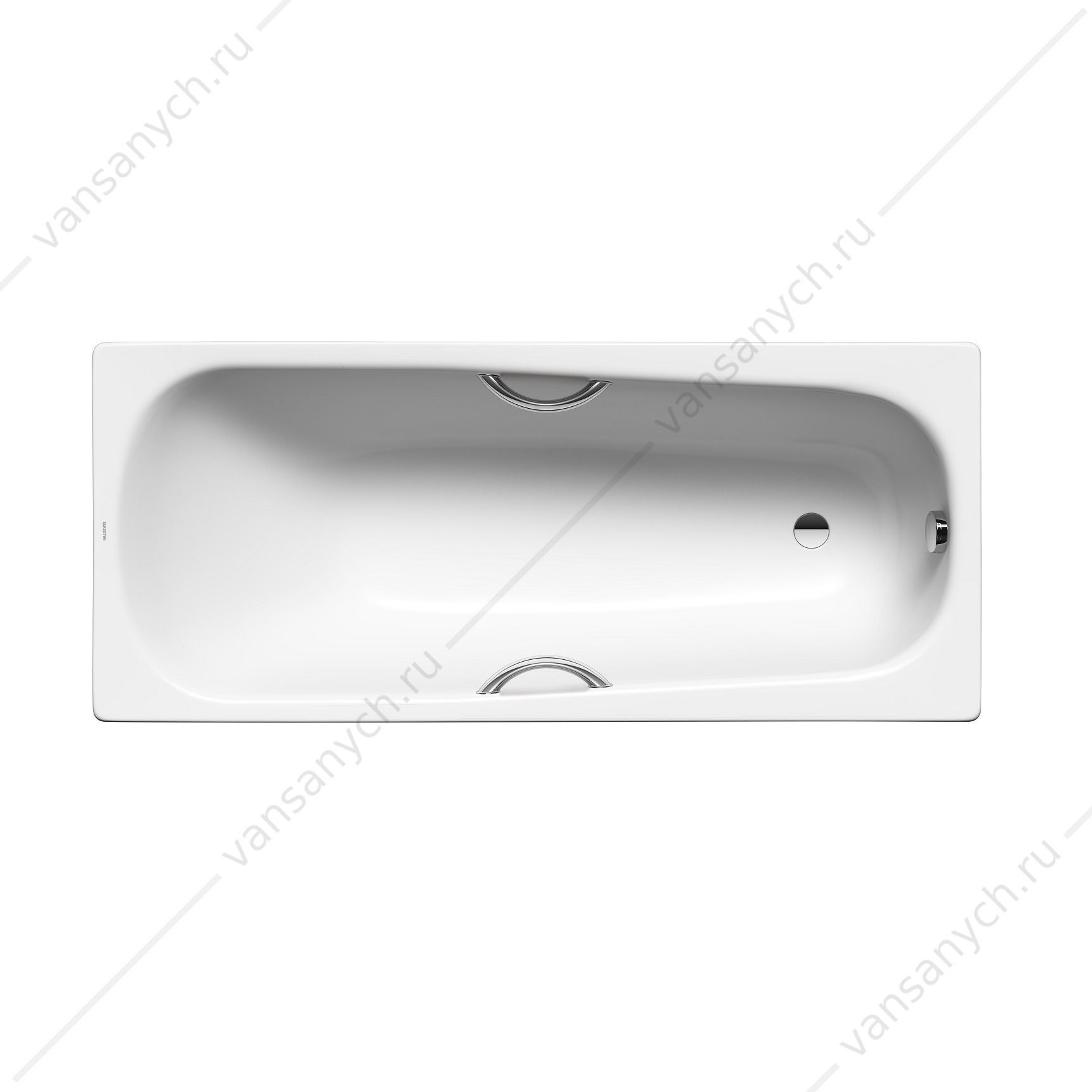 Ванна Kaldewei Saniform Plus Star 337 180х80 белый + отв.под ручки + Easy Clean KALDEWEI (Германия) купить в Тюмени (Ван Саныч™)