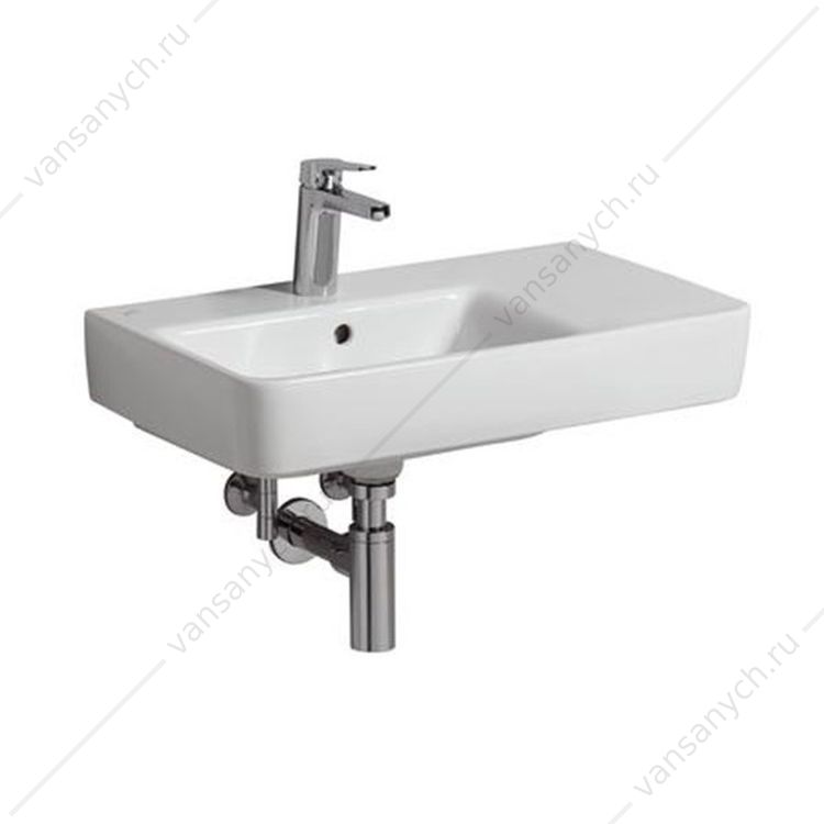 226165000 Раковина Keramag Renova Nr.1 Comprimo, с полочкой справа, 65х37 см Keramag (Германия) купить в Тюмени (Ван Саныч™)