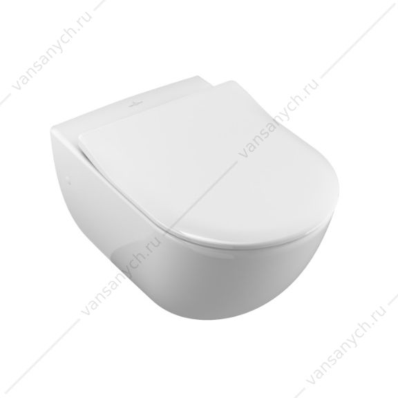 Унитаз подвесной Villeroy & Boch SUBWAY 375х565мм CeramicPlus 660010R1P Villeroy&Boch (Германия) купить в Тюмени (Ван Саныч™)