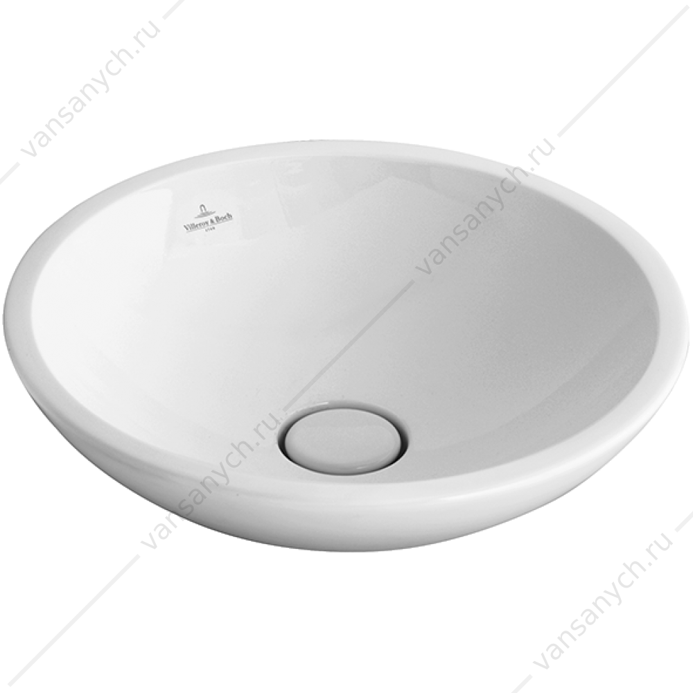Раковина для установки на столешницу VILLEROY & BOCH Loop & Friends D=430 mm без отв, 51440001 Villeroy&Boch (Германия) купить в Тюмени (Ван Саныч™)