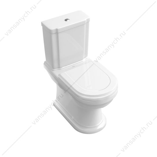 Чаша унитаза напольного VILLEROY & BOCH Hommage 370х725мм, под бачок 7721, CP 666210R1 Villeroy&Boch (Германия) купить в Тюмени (Ван Саныч™)