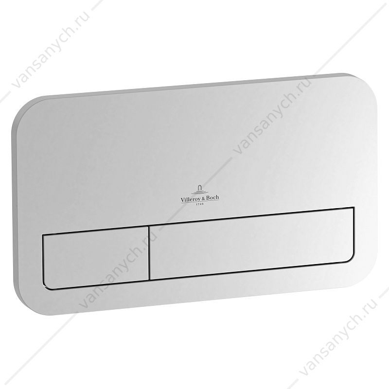 Клавиша смыва VILLEROY & BOCH ViConnect матовый хром 9224 9069  Villeroy&Boch (Германия) купить в Тюмени (Ван Саныч™)