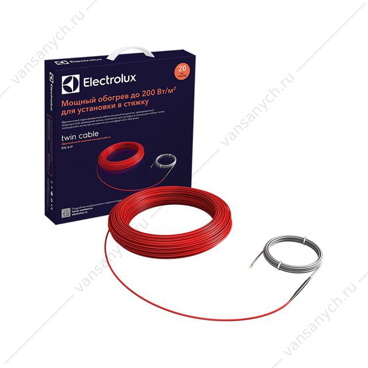 НС-1073733 Комплект теплого пола (кабель) Electrolux ETC 2-17-600 Electrolux (Швеция) купить в Тюмени (Ван Саныч™)