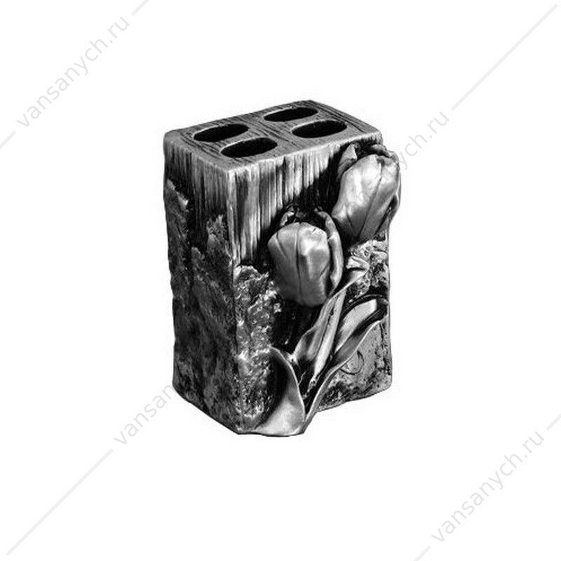 Подставка для зубных щёток настольная ART&MAX TULIP 0082B ART&MAX (Италия) купить в Тюмени (Ван Саныч™)