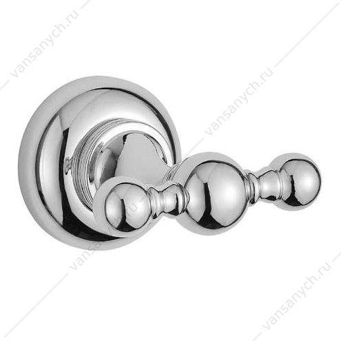 Крючок двойной CEZARES APHRODITE-DHK2, золото/Swarovski Cezares (Италия) купить в Тюмени (Ван Саныч™)