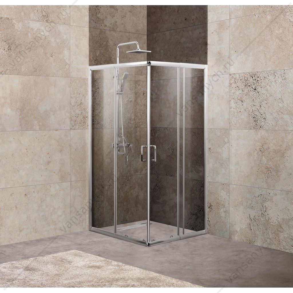 Душевой уголок BELBAGNO UNIQUE-A-2 75/90 на 75/90 прозрачное (С) Belbagno (Италия) купить в Тюмени (Ван Саныч™)