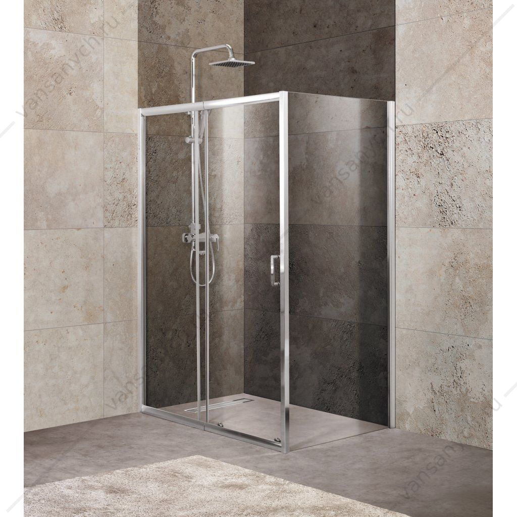 Душевой уголок BELBAGNO UNIQUE-AH-1 100/115-90 прозрачное (С) Belbagno (Италия) купить в Тюмени (Ван Саныч™)