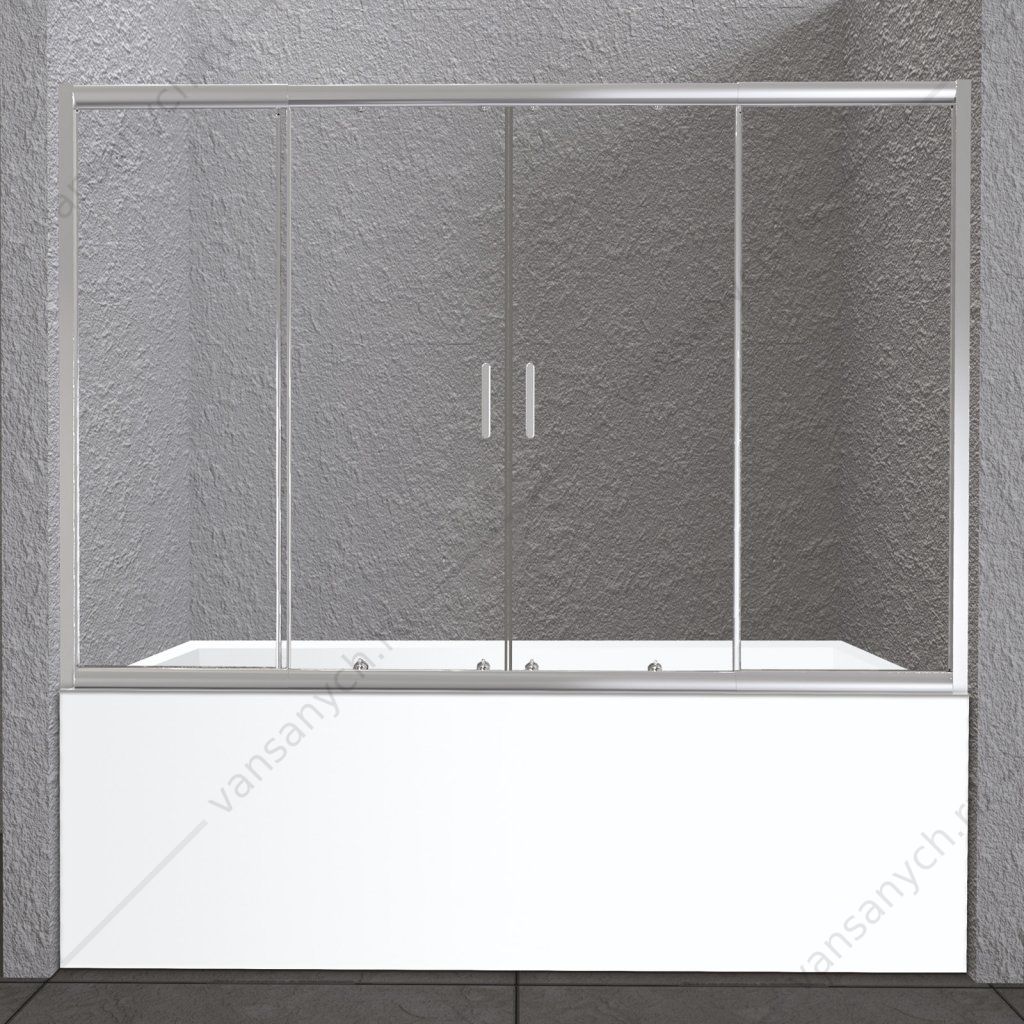 Шторка на ванну BELBAGNO UNIQUE-VF-2 150/180 матовое (Р) Belbagno (Италия) купить в Тюмени (Ван Саныч™)