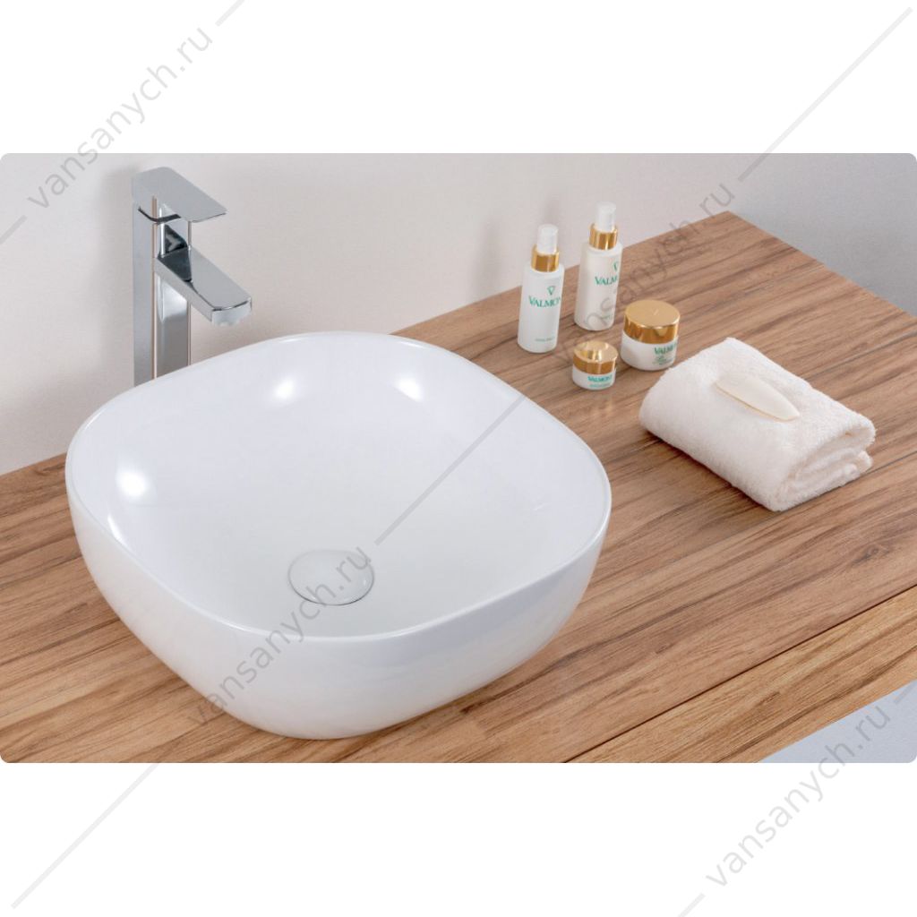Раковина накладная керамическая BELBAGNO BB1301 белый Belbagno (Италия) купить в Тюмени (Ван Саныч™)