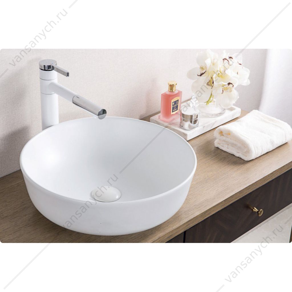 Раковина накладная керамическая BELBAGNO BB1315 белый Belbagno (Италия) купить в Тюмени (Ван Саныч™)