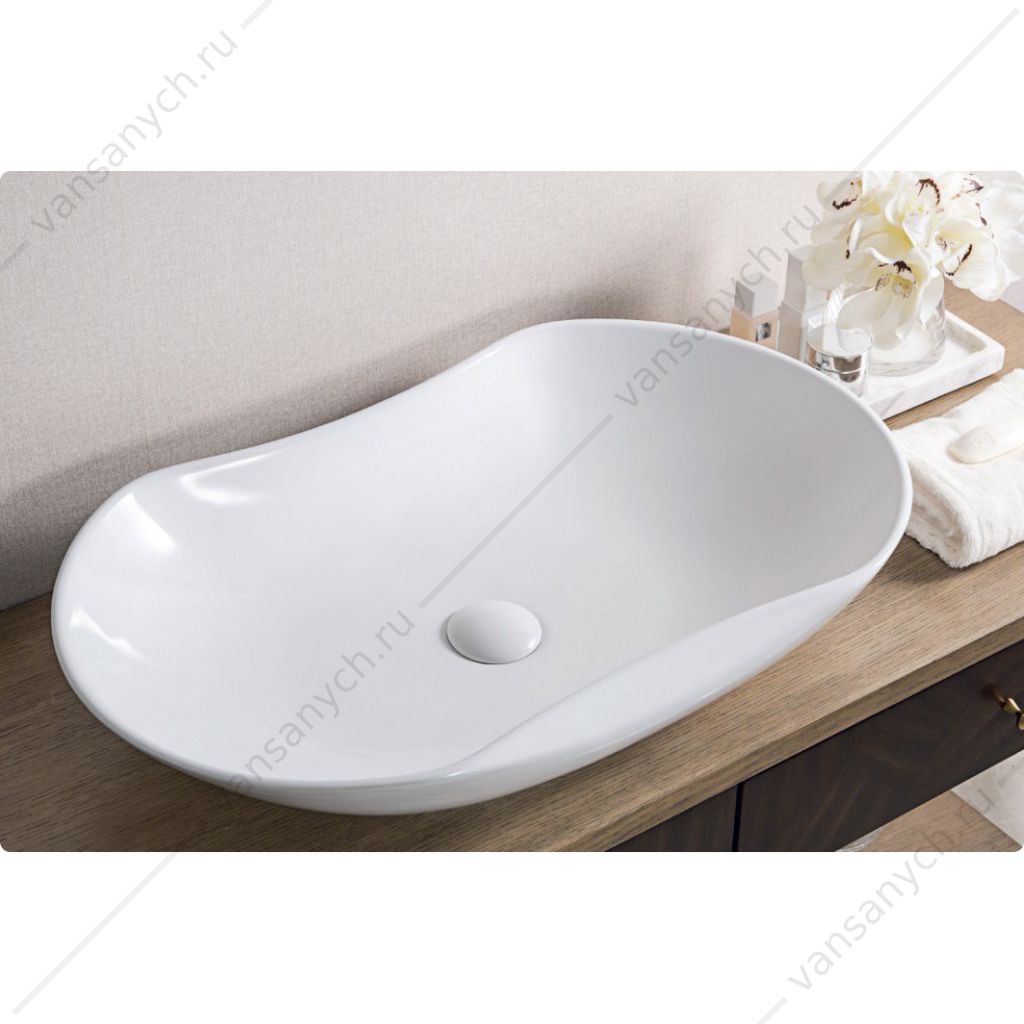 Раковина накладная керамическая BELBAGNO BB1334 белый Belbagno (Италия) купить в Тюмени (Ван Саныч™)