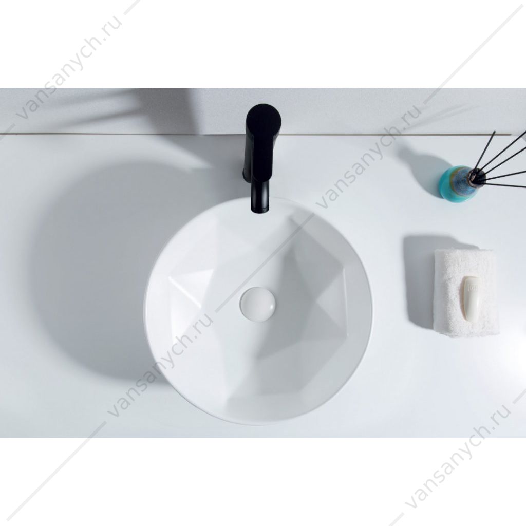 Раковина накладная керамическая BELBAGNO BB1342H300 белый Belbagno (Италия) купить в Тюмени (Ван Саныч™)