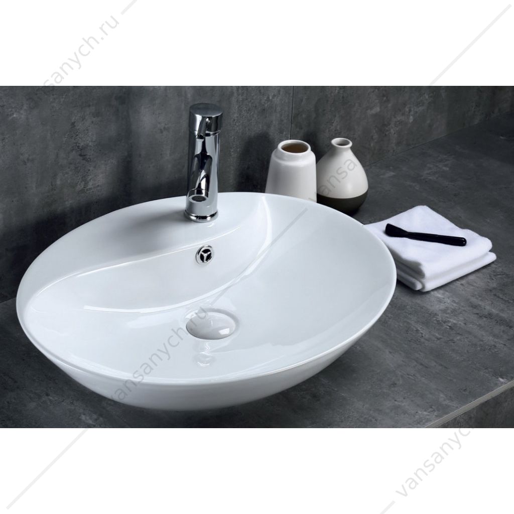 Раковина накладная керамическая BELBAGNO BB1370 белый Belbagno (Италия) купить в Тюмени (Ван Саныч™)