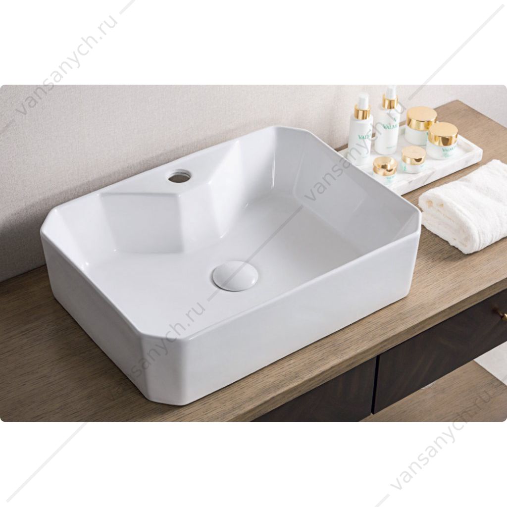 Раковина керамическая накладная BELBAGNO BB1387 белый Belbagno (Италия) купить в Тюмени (Ван Саныч™)