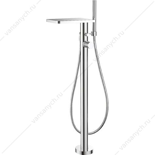 Смеситель напольный для ванны с ручным душем CEZARES CASCADO-F-VDP-01 хром Cezares (Италия) купить в Тюмени (Ван Саныч™)