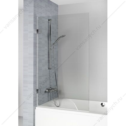 Шторка на ванну RIHO SCANDIC S108 850х1500 хром/прозр./8мм GC58200  RIHO (Чехия) купить в Тюмени (Ван Саныч™)
