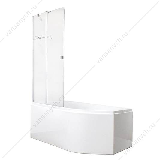 Шторка для ванн Roltechnik BVL2/900 900*1500 хром, прозрачн. 6mm Roltechnik (Чехия) купить в Тюмени (Ван Саныч™)